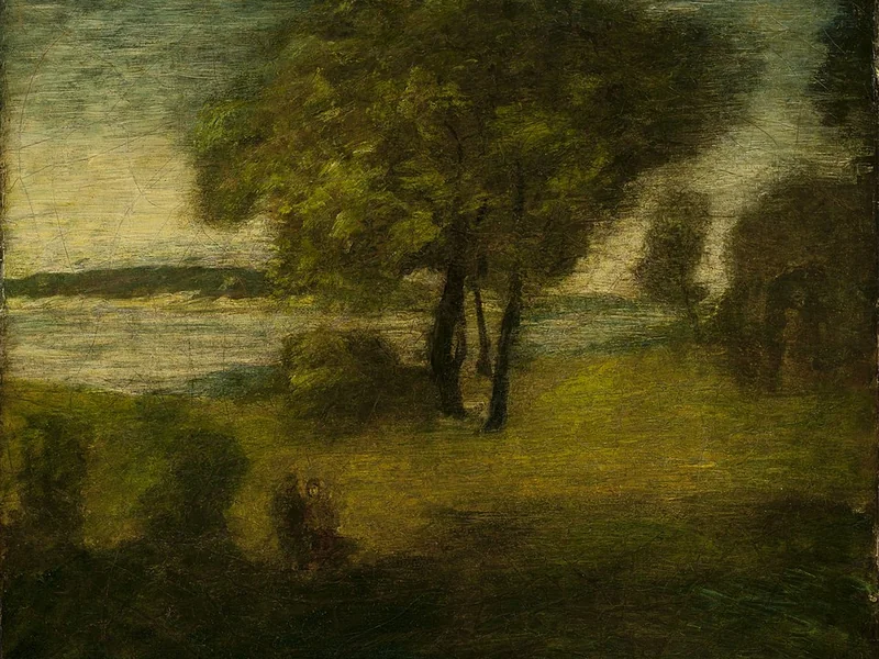 1847-Albert Pinkham Ryder - Il fiume
